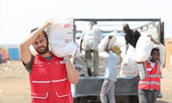 Türk Kızılaydan Sudan'ın Gadarif eyaletindeki yerinden edilmişlere ramazan desteği