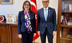 TÜRKPA Genel Sekreteri Hasan, Türkiye'nin AGİT Daimi Temsilcisi Kızıltan ile görüştü