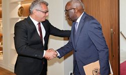 Cumhurbaşkanı Tufan Erhürman, Diagne’yi kabul etti