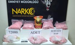 Adana'da 72 bin 131 uyuşturucu hap ele geçirildi