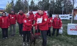 Afyonkarahisar'da Uluslararası ve Ulusal Arama Köpekleri Sınavı sona erdi