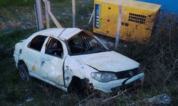 Balıkesir'de otomobilin devrilmesi sonucu 5 kişi yaralandı