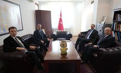 BBP Genel Başkanı Destici, Türkiye'nin Üsküp Büyükelçisi Ulusoy ile görüştü