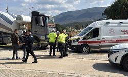 Bodrum'da beton mikserinin çarptığı yaya öldü