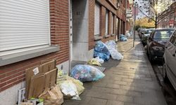 Brüksel'de temizlik işçilerinin grevinin ardından kronik çöp sorunu daha görünür hale geldi