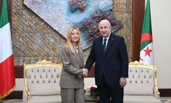 Cezayir Cumhurbaşkanı Tebbun ile İtalya Başbakanı Meloni görüştü