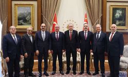 Cumhurbaşkanı Erdoğan, Filistin Devlet Başkan Yardımcısı Hüseyin eş-Şeyh'i kabul etti