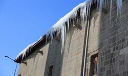 Erzurum, Ardahan ve Kars'ta soğuk hava etkisini sürdürüyor