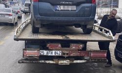 Erzurum'da polisin 'dur ihtarına' uymayan sürücüye 200 bin lira ceza