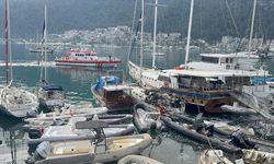 Fethiye'de teknede çıkan yangın söndürüldü