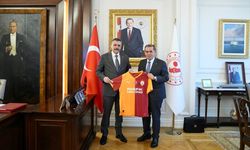 Galatasaray Başkanı Özbek'ten İçişleri Bakanı Çiftçi'ye 'hayırlı olsun' ziyareti