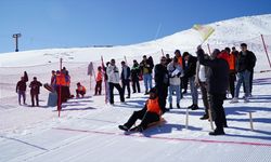 'Geleneksel Kızak Türkiye Şampiyonası' Erciyes'te yapıldı