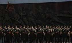 Gelibolu Yarımadası'nda Çanakkale Deniz Zaferi törenlerinin provası yapıldı