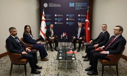 İletişim Başkanı Duran, KKTC Dışişleri Bakanı Ertuğruloğlu ile bir araya geldi