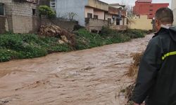 Irak'ın Duhok kentinde meydana gelen selde 50 evi su bastı