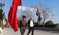 İstanbul'dan Çanakkale'ye yürüyen gazi torunu 'şehitler diyarına' ulaştı