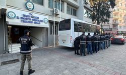 İzmir'de suç örgütüne yönelik operasyonda 7 şüpheli tutuklandı