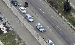 Jandarmadan bayram öncesi havadan ve karadan trafik denetimi