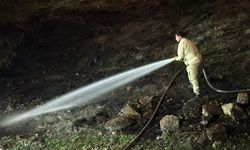 Karabük'te ormanda çıkan örtü yangınında 1 dekarlık alan zarar gördü