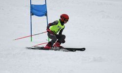 Kars'ta Anadolu Yıldızlar Ligi Türkiye Kayak Şampiyonası yapıldı