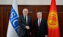 Kırgızistan Dışişleri Bakanı Kulubayev, AGİT Genel Sekreteri Sinirlioğlu ile görüştü