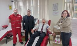 Manisa İl Emniyet Müdürü Aktaş 23. kez kan bağışında bulundu
