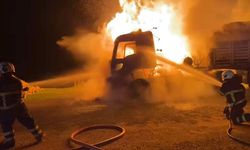 Mardin'de tırda çıkan yangın söndürüldü
