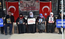 Muş'ta evlatlarına kavuşmak isteyen aileler, DEM Parti önündeki eylemlerini sürdürdü