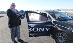 Nevşehir'de kadınlar ralli araçlarıyla düzenlenen slalom etkinliğine katıldı