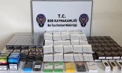 Niğde'de 3 bin 680 dolu makaron ele geçirildi