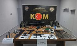 Sakarya'da silah yapımında kullanılan 1566 malzeme ele geçirildi