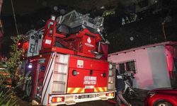 Sarıyer'de iki gecekonduda çıkan yangında 4 kişi yaralandı