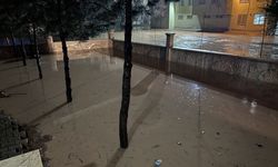 Siirt'in Kurtalan ilçesinde sağanak etkili oldu