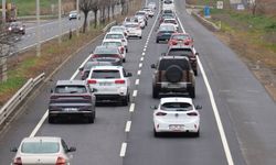 Tekirdağ-İstanbul kara yolunda bayram tatilinden dönüş yoğunluğu oluştu