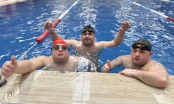 Tekirdağ'da down sendromlu çocuklar dereceye girmek için kulaç attı