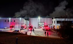 Tekirdağ'da fabrikanın bacasında çıkan yangın söndürüldü