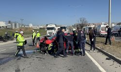 Tekirdağ'da zincirleme trafik kazasında 5 kişi yaralandı