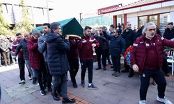 Trabzonspor'un vefat eden yardımcı antrenörü Orhan Kaynak için tören düzenlendi
