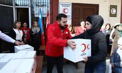 Türk Kızılay, Azerbaycan'da ihtiyaç sahibi ailelere ramazan yardımı dağıttı