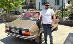 Adana'da gazi satmak zorunda kaldığı aracına yeniden kavuştu