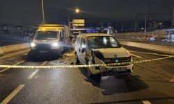 Başkentte hafif ticari araçla çarpışan motosiklet sürücüsü ağır yaralandı