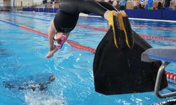 Cumhurbaşkanlığı Kupası Paletli Yüzme Kulüplerarası Büyükler Türkiye Şampiyonası'nda 5 kategoride Türkiye rekoru kırıldı