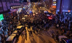 Erzurum, Ardahan ve Kars'ta Galatasaray'ın galibiyeti kutlandı