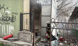 Erzurum'da trafoda çıkan yangın söndürüldü