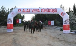 Gelibolu Yarımadası'nda 57. Alay Vefa Yürüyüşü başladı