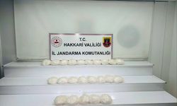 Hakkari'de 22 kilo 550 gram sentetik uyuşturucu ele geçirildi