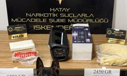 Hatay'da otomobilinde 3 kilo 700 gram uyuşturucu bulunan zanlı tutuklandı