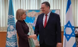 İsrail Savunma Bakanı, BM Lübnan Özel Koordinatörü ile bir araya geldi