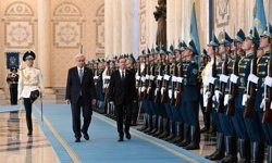 Kazakistan Cumhurbaşkanı Tokayev ile İsrail Cumhurbaşkanı Herzog bir araya geldi