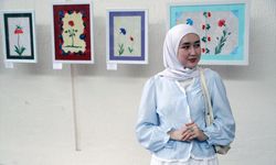 Kırgızistan'da 'Ebru Sanatının Ata Yurduna Yolculuğu' sergisi açıldı
